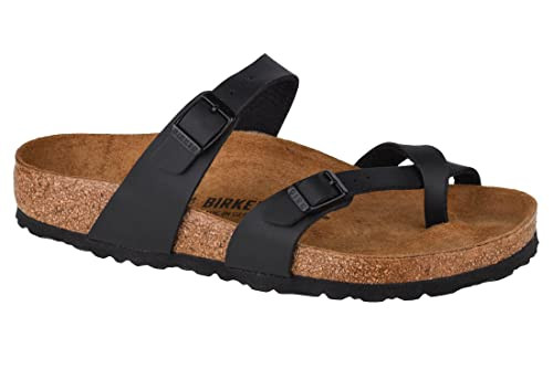 0071791-Birkenstock Women's Mayari Birko-Flor Sandals Black Size 7