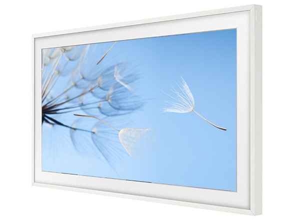 SAMSUNG THE FRAME CUSTOMIZABLE BEZEL 55" - MODERN WHITE