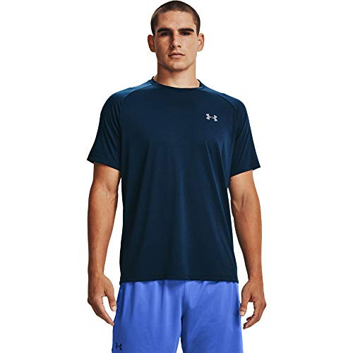 1345317 Under Armour Mens Tech 2.0 Novelty T-Shirt Navy Size L New