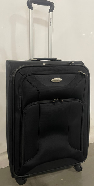 SAMSONITE LUGGAGE 26" EXPANDABLE UPRIGHT SUITER 4 WHEELS 27X18X10 - BLACK