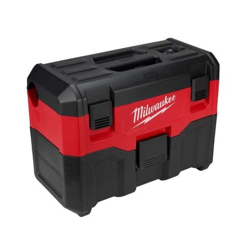 MILWAUKEE 18V CORDLESS LITHIUM-ION 2 GALLON WET/DRY VACUUM TOOL ONLY RED/BLACK