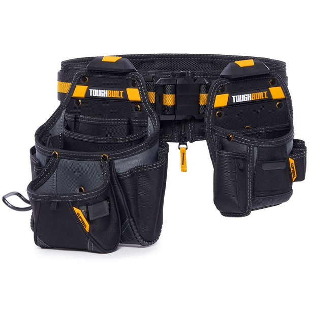 TOUGHBUILT CLIPTECH SERIES 3-PIECE HANDYMAN TOOL BELT SET TB-CT-111-CP BLK New