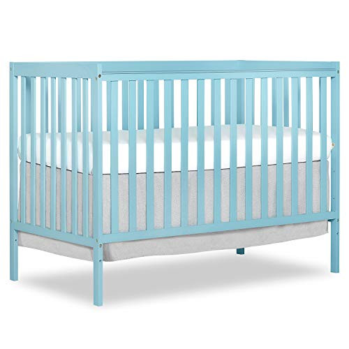 Dream On Me Synergy 5-in-1 Convertible Crib 657-AQ - AQUA SKY