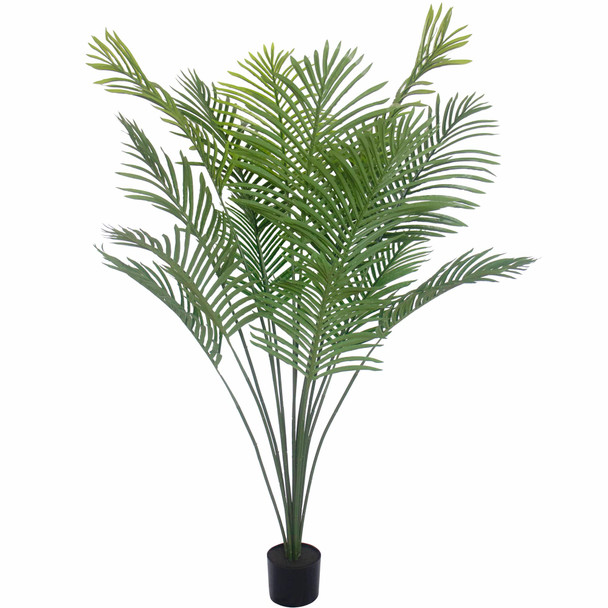 SOFTFLAME 5FT ARECA PALM ARTIFICIAL TREE REAL TOUCH 850169 GREEN/BLACK