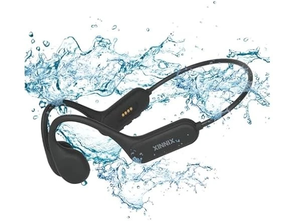 XINNIX BONE CONDUCTION SWIMMING HEADPHONES - BLACK