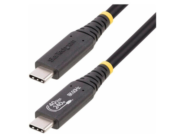 StarTech 1m USB4 Cable, USB-IF Certified USB Type-C Data Transfer Cable