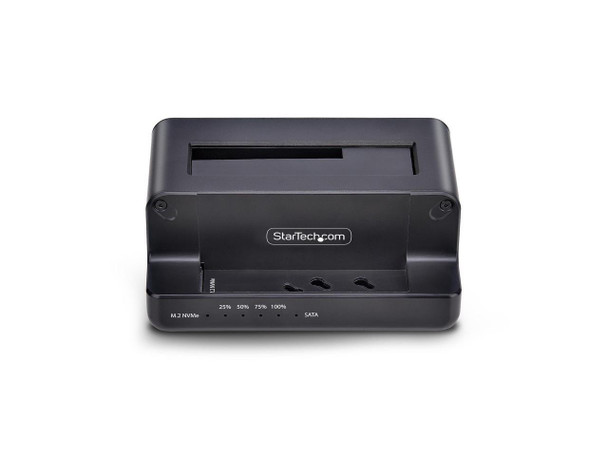 StarTech M.2 NVMe to 2.5/3.5" SATA Drive Duplicator, Dual Bay Standalone SSD