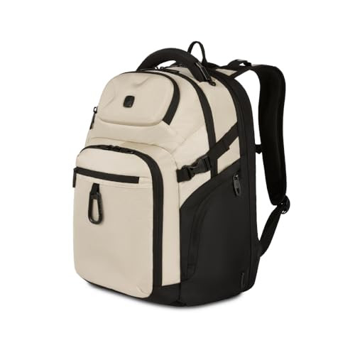 SWISS GEAR ENDURE SCANSMART LAPTOP BACKPACK 17.75-INCH VINTAGE KHAKI New