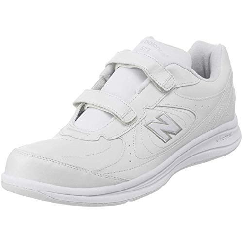 MW577VW New Balance Men's 577 V1 Hook and Loop Shoes WHITE SIZE 11.5XW