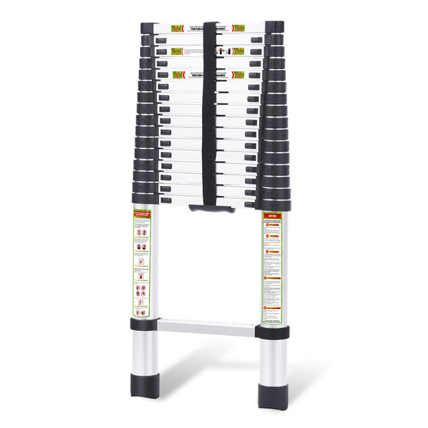 RIKADE TELESCOPING LADDER 20.3FT ATTIC LADDER HEAVY DUTY ALUMINUM XQ-SST-AL-62