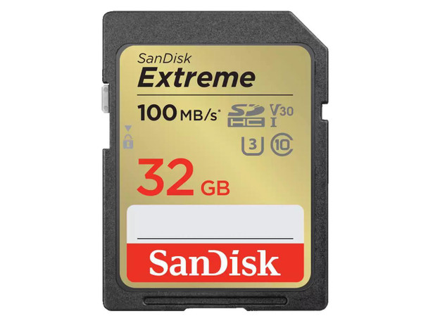 SanDisk 32GB 32G extreme SDHC 100 MB/s 60 MB/s SDSDXVT-032G-GNCIN Class 10 UHS