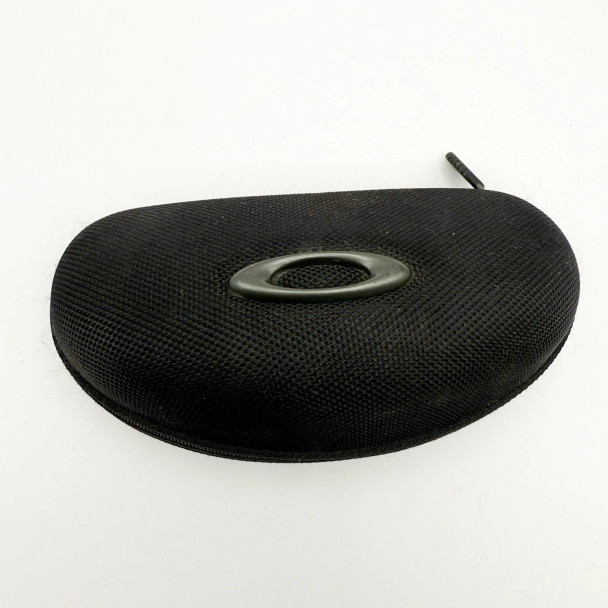 OAKLEY SUNGLASSES CLAMSHELL CASE WITH FOAM INSERTS - BLACK