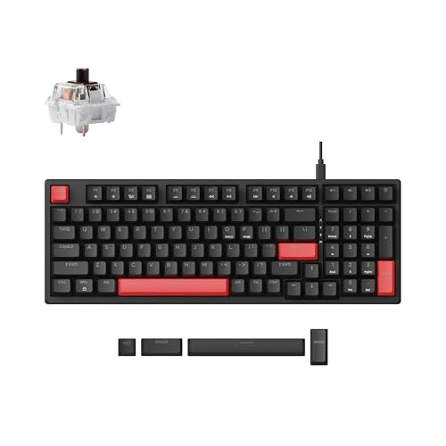 LEMOKEY X5 Wired Gaming Mechanical Keyboard Windows/Linux - RED/BLACK