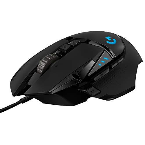 LOGITECH G502 HERO HIGH PERFORMANCE WIRED GAMING MOUSE HERO 25K SENSOR New