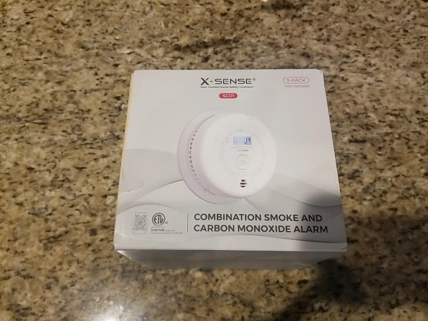 X-SENSE WIRELESS 3-PACK INTERLINKED COMBO SMOKE & CARBON MONOXIDE ALARM - WHITE New