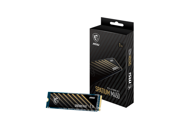 MSI SPATIUM Series M.2 2280 1TB PCI-Express 4.0 x4 Internal Solid State Drive
