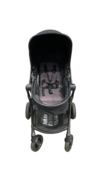 EVENFLO PIVOT MODULAR TRAVEL SYSTEM WITH LITEMAX INFANT CAR SEAT - CASUAL GRAY