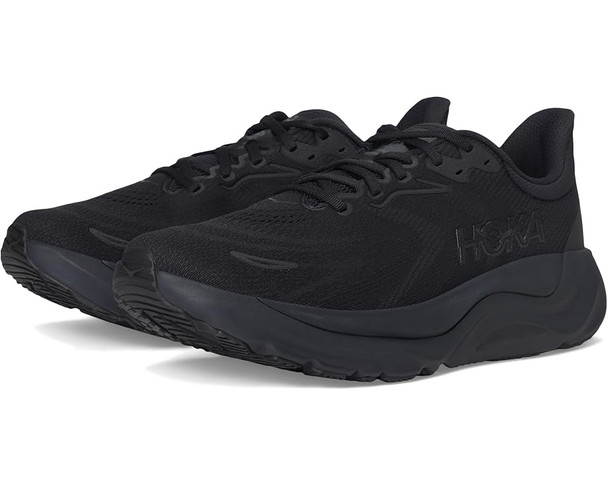 HOKA MENS ARAHI 8 - SIZE: MEN 10.5 (AU/UK M10) (EU M44 2/3) - BLACK/BLACK