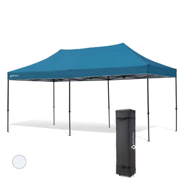 ARROWHEAD OUTDOOR 10’x20 Heavy-Duty Pop-Up Canopy KGS0396U - Blue
