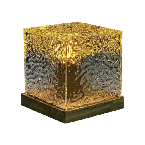 HAKOL 16-COLOR OCEAN WAVE PROJECTOR LIGHT - SQUARE/CUBE - CLEAR/MULTI