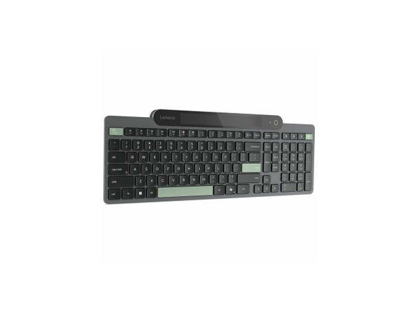 Lenovo Self-Charging Bluetooth Keyboard-US English - Wireless Connectivity -