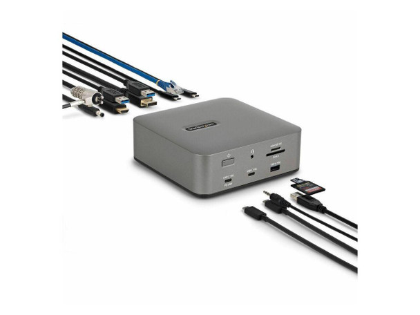 StarTech Thunderbolt 5 Docking Station - DP/HDMI - Triple Monitor Dock up to 4K