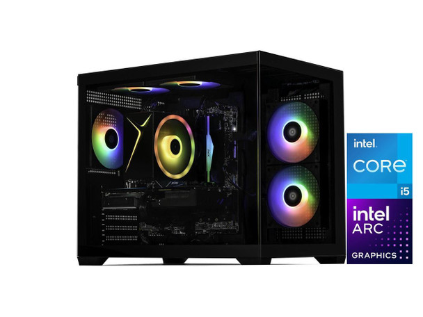 STORMCRAFT Gaming PC SIRIUS Intel Core i5-14400F Intel Arc B570 10GB OC ASROCK –