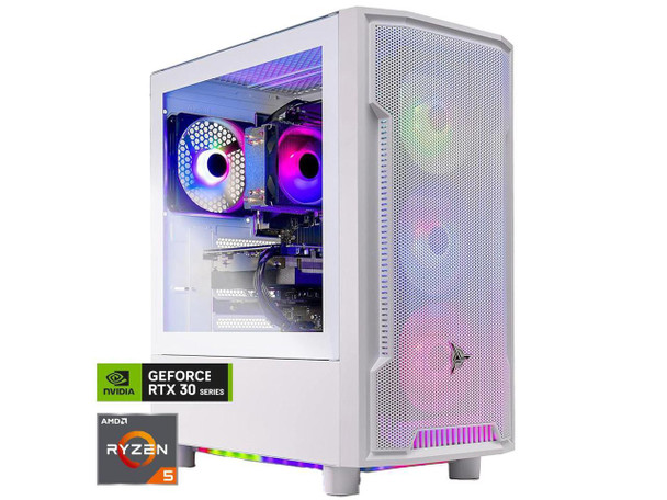 Skytech Gaming Archangel Gaming PC, AMD Ryzen 5 5500 3.6GHz, NVIDIA RTX 3050 6GB