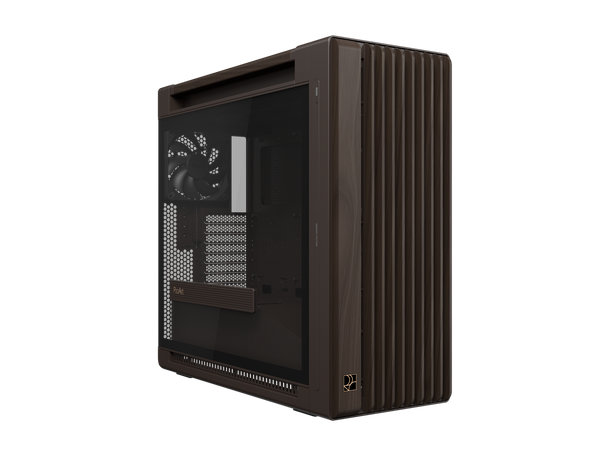 ASUS ProArt PA602 Wood Edition Retro Brown E-ATX Mid-Tower Case with Tempered