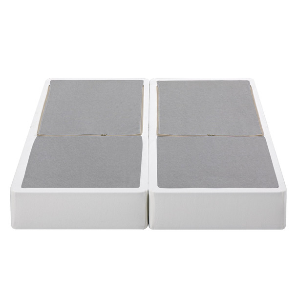 ZINUS SLEEP MASTER 9 INCH HIGH PROFILE BIFOLD BOX SPRING, QUEEN - WHITE