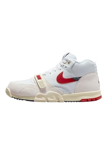 DZ2547 NIKE MEN'S AIR TRAINER 1 PHOTON BASKETBALL SHOES SIZE 9.5 WHITE/BLACK/RED