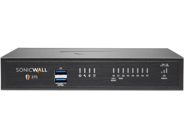 SonicWall TZ370 Firewall (Gen 7) w/ Total Secure (1-Year Advanced Protection