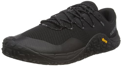 J037151 Merrell Men's Trail Glove 7 Black Size 8.5