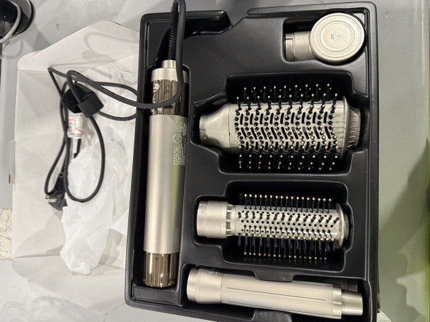 MESCOMB 5-IN-1 HOT AIR STYLER HAIR DRYER AUTO WRAP CURLERS VOLUM - CHAMPAGNE