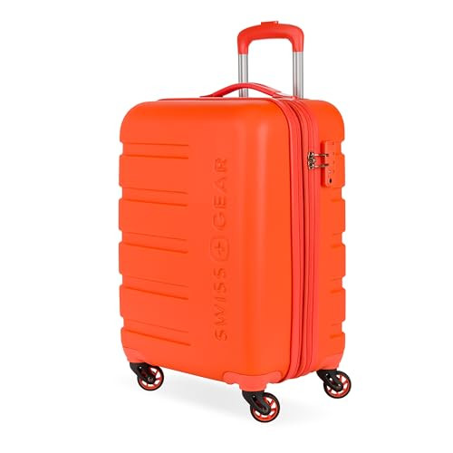 SWISSGEAR 7366 SIGNATURE HARDSIDE EXPANDABLE LUGGAGE CARRY-ON 19-WHEELS - ORANGE