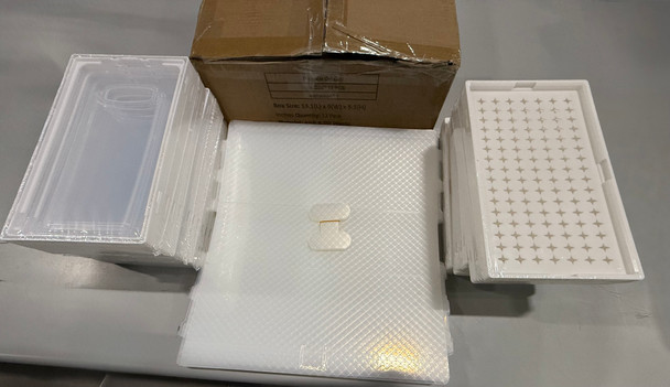 FKPRORJV LARGE SHOE STORAGE BOX ORGANIZER FOR CLOSET VERSATILE 12 PK - WHITE New