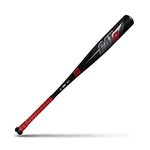 MARUCCI CAT8 BASEBALL BAT, 2 5/8" BARREL 33.5/30.5 MCBC8CB - BLACK/RED