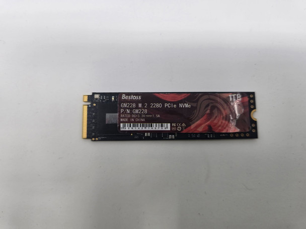 BESTOSS GM228 1TB M.2 2280 NVME PCIE SSD - BLACK/RED
