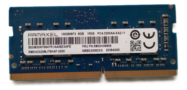 RAMAXEL 8GB DDR4 3200 LAPTOP SODIMM RAM - BLUE