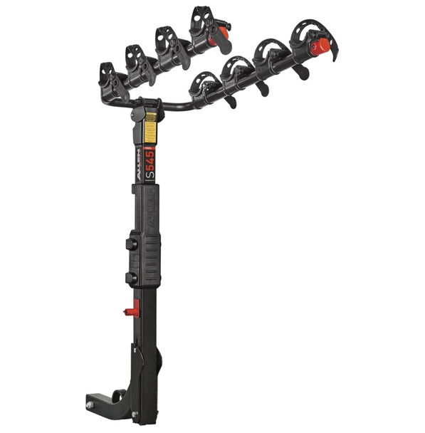 ALLEN SPORTS PREMIER 4-BICYCLE HITCH MOUNTED BIKE RACK CARRIER - BLACK/RED