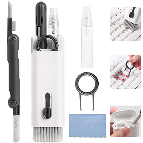 VUBOJO 7 IN 1 ELECTRONIC CLEANER KIT, KEY PULLER AND SPRAY BOTTLE - GRAY