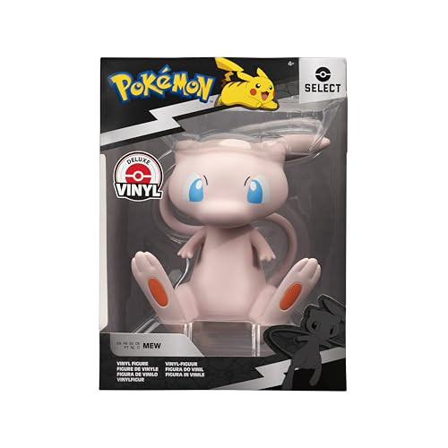 Pokemon Mew Select Vinyl Figure - 4 Inch Figure Made from Vinyl New