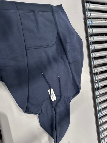 ANGELA BEBE MEN HOODIE LONG SLEEVE - SIZE: MEN XL - NAVY BLUE New