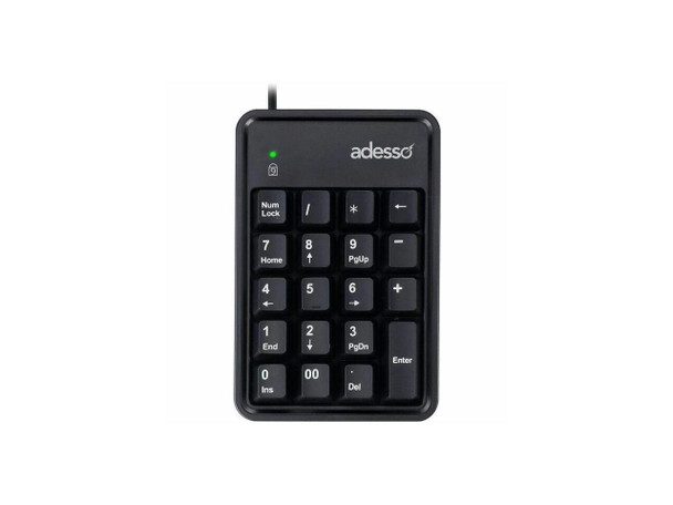 Adesso Easytouch 600UB Keypad - Cable Connectivity - Compact - USB Interface -