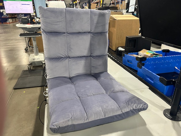 GENERIC PADDED FLOOR CHAIR WITH ADJUSTABLE BACK - LAVENDER