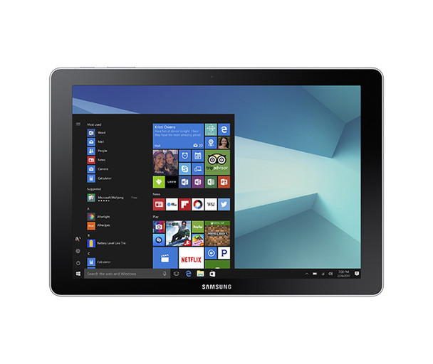 SAMSUNG GALAXY BOOK 10.6" 1920X1280  M3-7Y30 4GB 128GB WINDOWS 10 PRO - SILVER