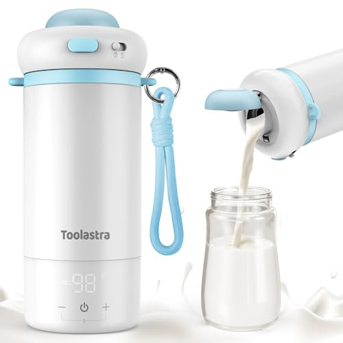 TOOLASTRA PORTABLE BOTTLE WARMER 16.91OZ HB02 - WHITE