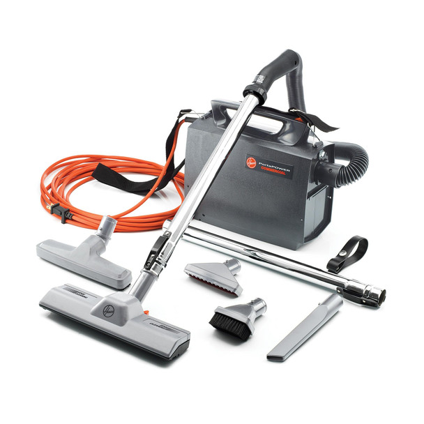 HOOVER COMMERCIAL PORTAPOWER LIGHTWEIGHT CANISTER VACUUM, CH30000HD - GRAY