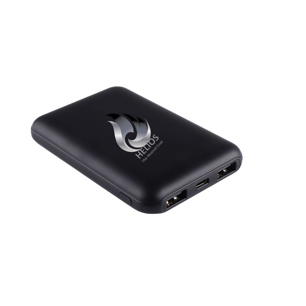 HELIOS ULTRA SLIM POWER BANK 10,000MA - BLACK New