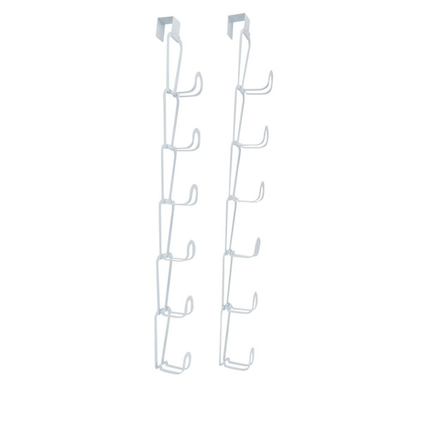 STORESMITH OVER DOOR STORAGE HOOK 2-PACK WHITE - WHITE